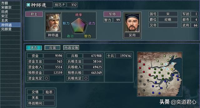 三国志11水浒苟延残喘种师道势力介绍（种师道麾下核心将领一览）