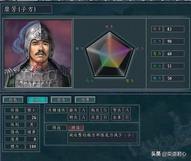 三国志11陶谦手下能臣如何培养（陶谦五将极限培养属性一览）