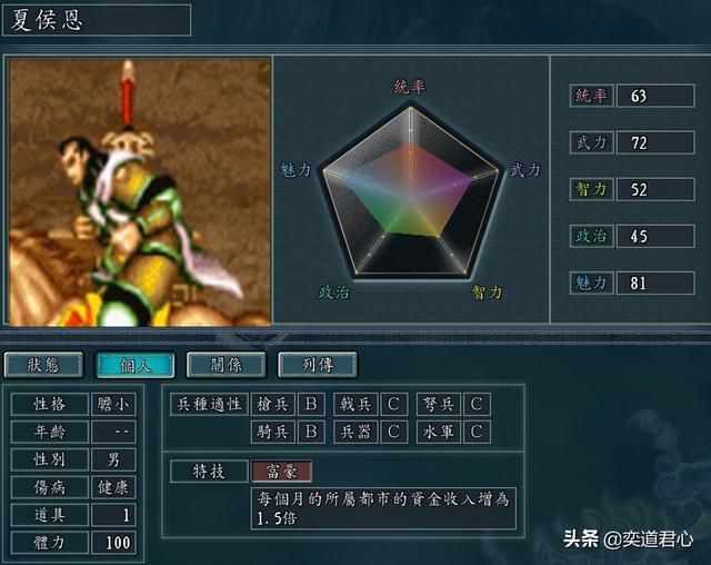 三国志11吞食天地人物如何设定(吞食天地BOSS人物DIY属性一览)