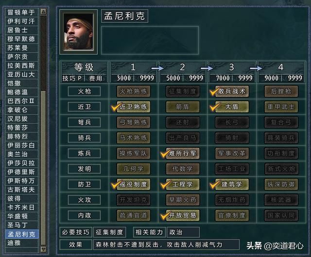 三国志11四海清一埃塞俄比亚介绍（埃塞地域武将及军事情况介绍）