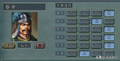 三国志11哪个特技能拯救智力个数的武将（九个特技拯救方案一览）