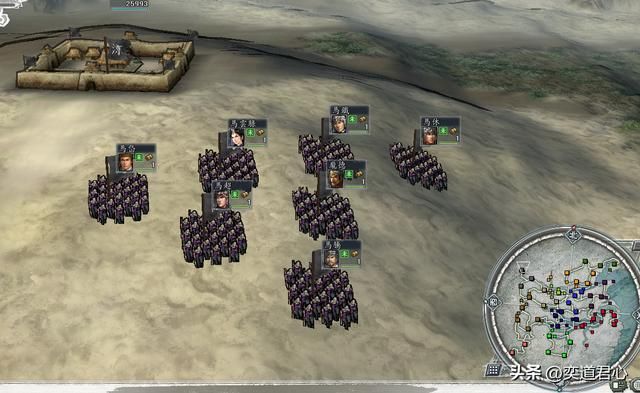 三国志11地域之争剧本介绍06(凉州董卓势力开局城池武将一览)