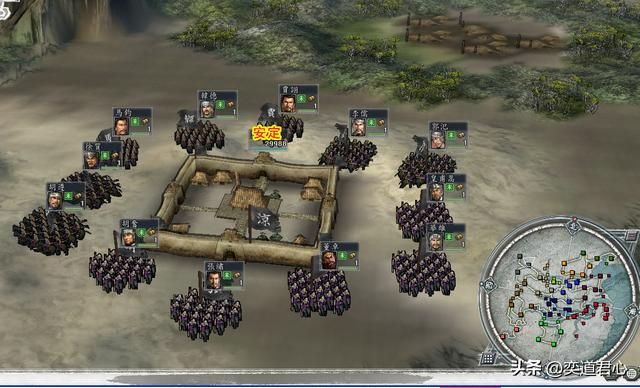 三国志11地域之争剧本介绍06(凉州董卓势力开局城池武将一览)