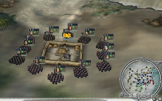 三国志11地域之争剧本介绍06(凉州董卓势力开局城池武将一览)