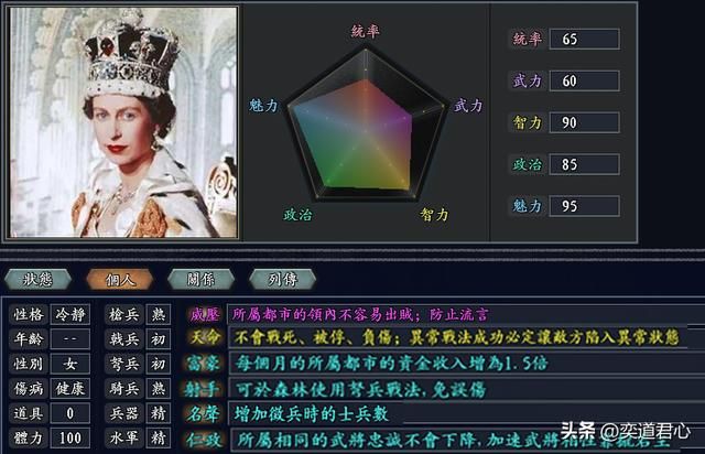 三国志11无尽的野望大英君主谁最厉害(不列颠国王属性对比一览)