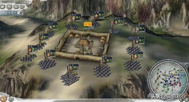 三国志11地域之争剧本介绍09(京兆何进势力开局城池武将一览)