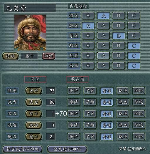 三国志11：盘点那些被游戏严重削弱智力的十个武将