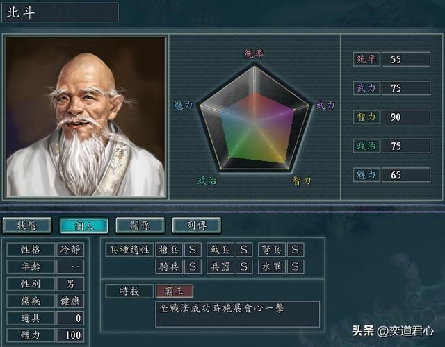 三国志11之NPC乱舞剧本NPC介绍（九个人物的属性特技一览）