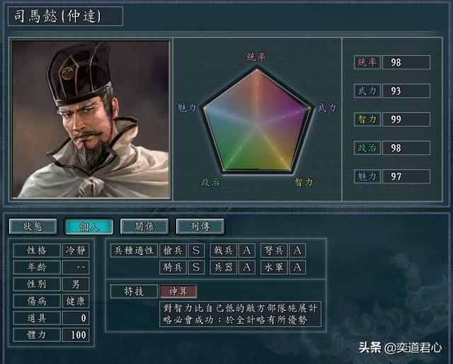 三国志11西晋势力能臣如何培养（西晋五将极限培养属性一览）