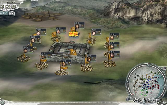 三国志11地域之争剧本介绍02(冀州张角势力开局城池武将一览)