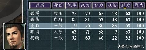 三国志11局势掌控者剧本张杨怎么玩（张杨玩法思路分享）