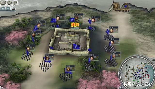 三国志11地域之争剧本介绍03(兖豫曹操势力开局城池武将一览)