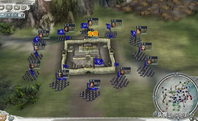 三国志11地域之争剧本介绍03(兖豫曹操势力开局城池武将一览)