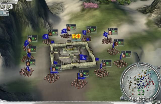 三国志11地域之争剧本介绍03(兖豫曹操势力开局城池武将一览)