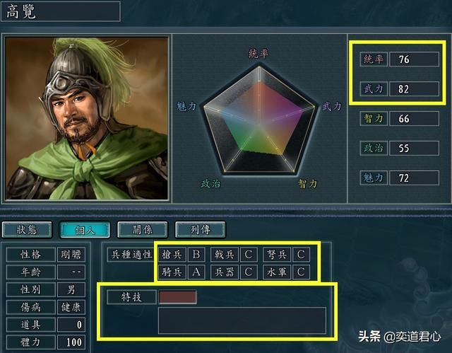 三国志11:盘点那些被人强加刻板印象的武将