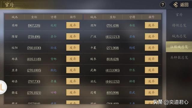 三国游戏王者之心_官府设施带你了解自己的军事实力！