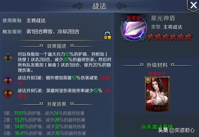 三国游戏《帝王之路》一盾扛天下的彪悍小妹儿张星彩回来了！