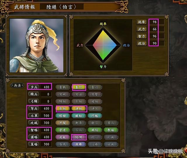 三国志系列1-14代,东吴的擎天柱陆逊有哪些变化?