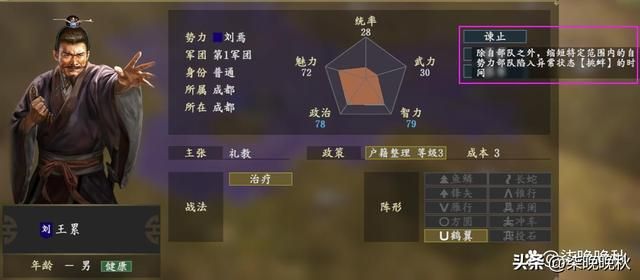 三国志14_六个武将个性介绍，火神和奸雄不愧是神将专属