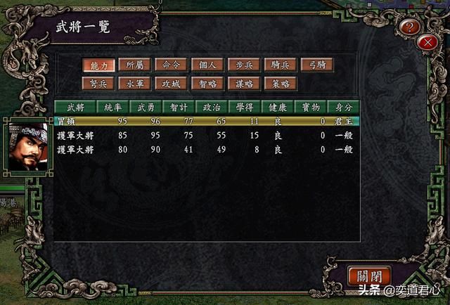 三国志9楚汉争锋章节六大阵营势力盘点