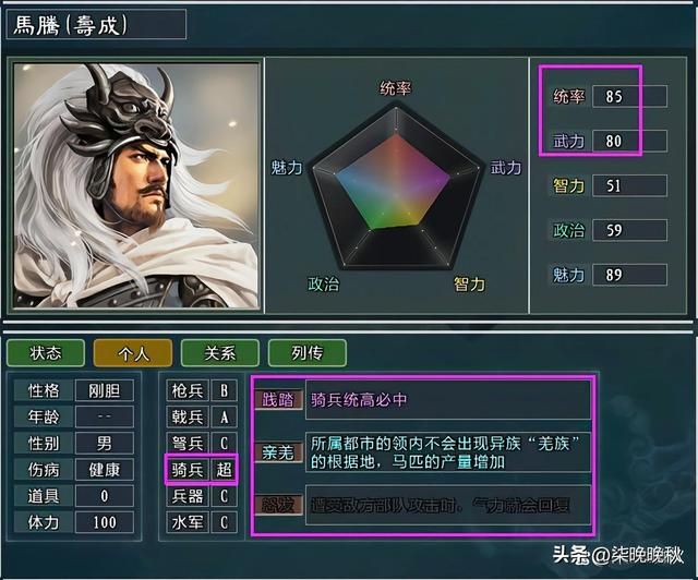 三国志11大浪淘沙_西凉马家顶尖骑兵系的天团阵容全介绍