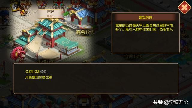 三国游戏萌军天下_打造一座兑换比例高的市场,对兴衰存亡至关重要