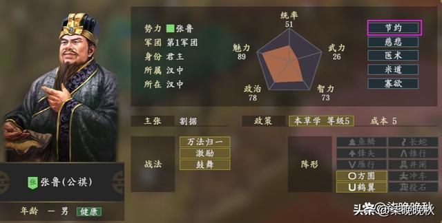 三国志14个性介绍,机智和妙算相加等于半个神机