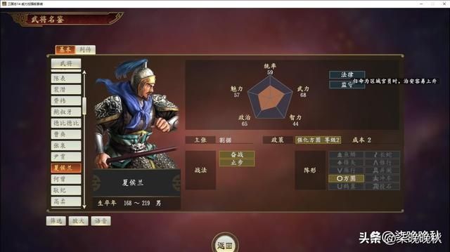 三国志14_这7个个性,唯有飞将和富豪名副其实