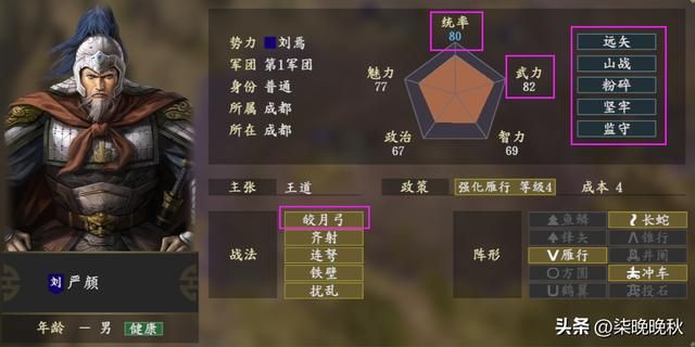 三国志14_西川三将属性及战法盘点