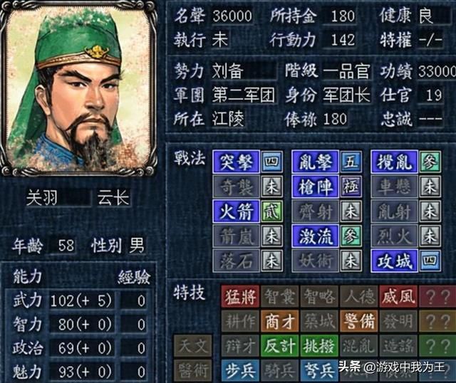 三国志8:打仗10队人马,最佳阵容选这几人!