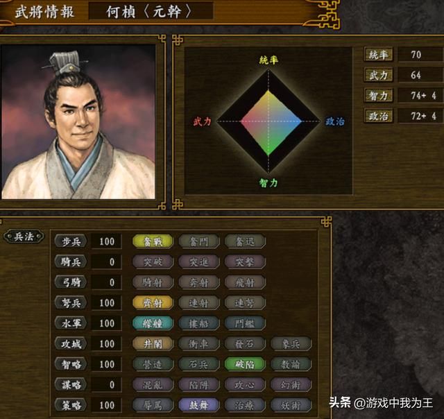 三国志11:张郃适合当统帅,而不是武将!