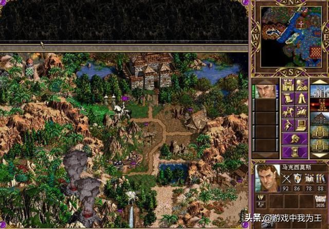 英雄无敌3:最经典的地图,超大双层地图,隐藏道路极多!