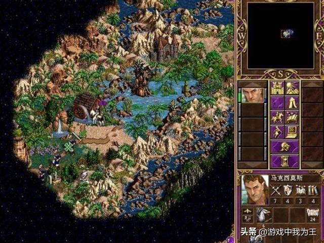 英雄无敌3:最经典的地图,超大双层地图,隐藏道路极多!