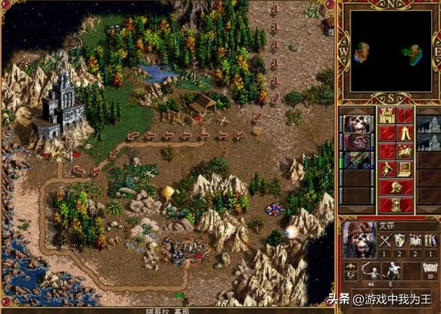 英雄无敌3里面真正的难度在于地图大小!