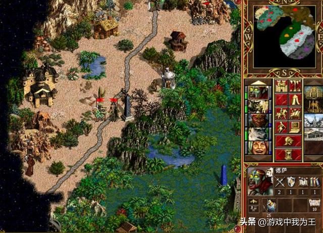 英雄无敌3:沼泽的“扛把子”,小地图很强!