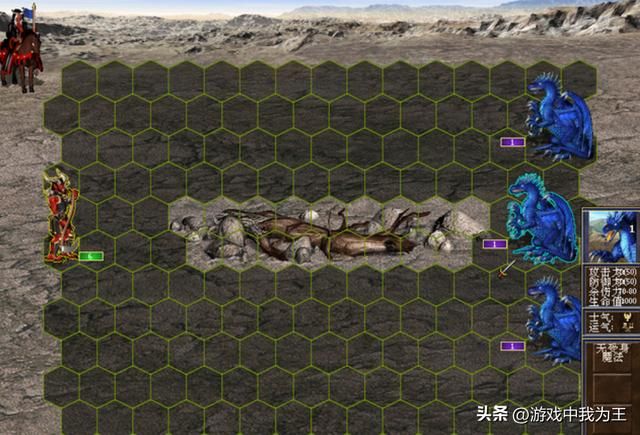 英雄无敌3:地狱最大的特点,帅就完了,能不能打无所谓!