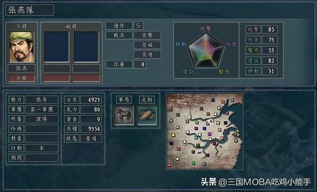 三国志11兵种的行动能力如何取决于地形?