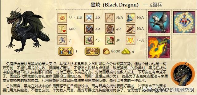 英雄无敌中顶级兵种的演变：1代到4代，变化有多大？