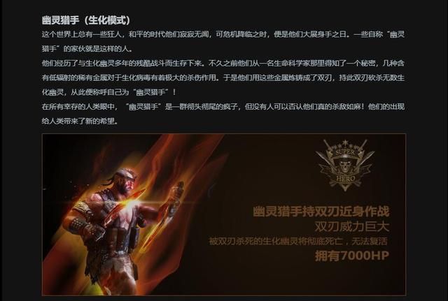 《穿越火线》幽灵猎手胸部受伤,或因狂热宠物导致的