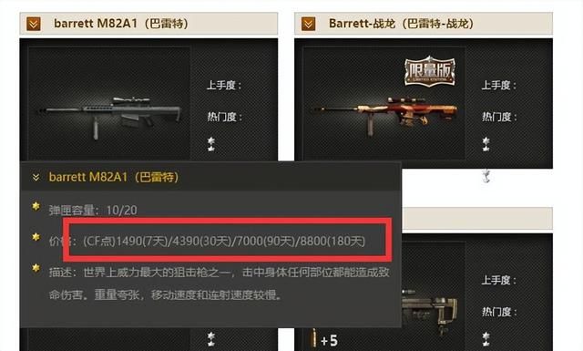CF经典神器因神器化堆在仓库吃灰