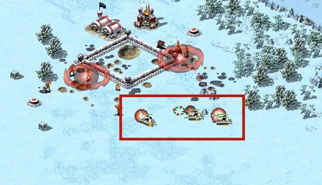 《红色警戒》中被西木雪藏的强力作战单位