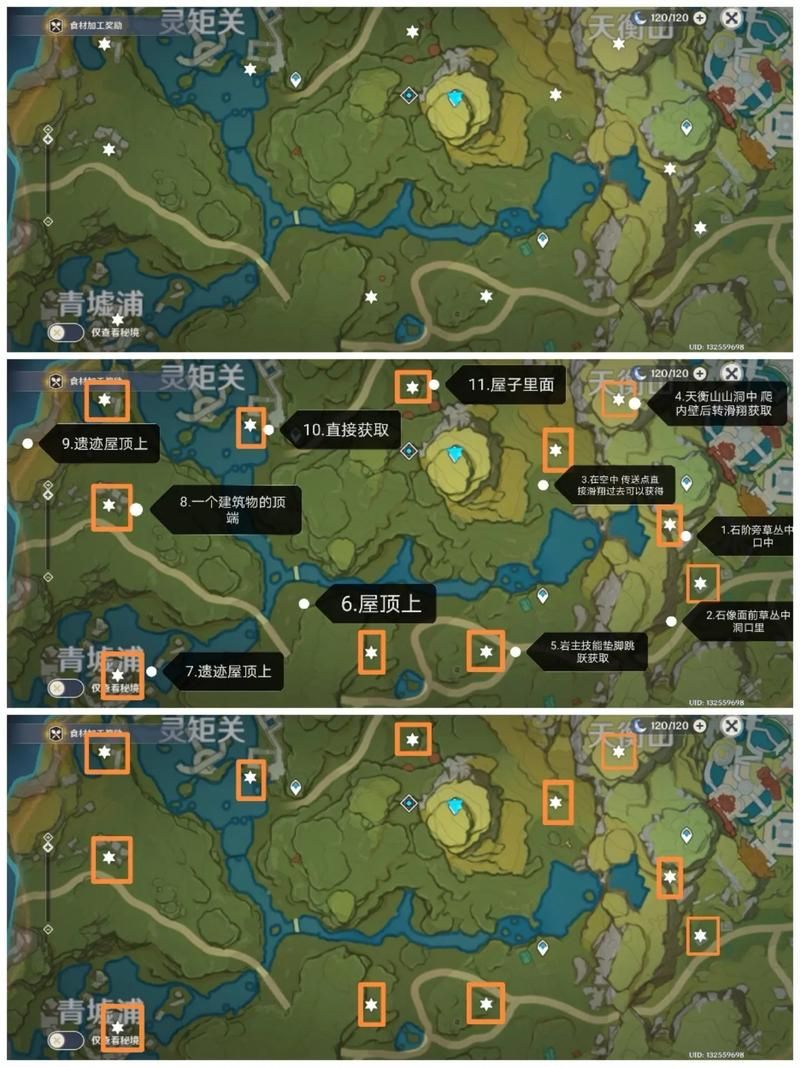 原神岩神瞳攻略地图地图里藏在哪