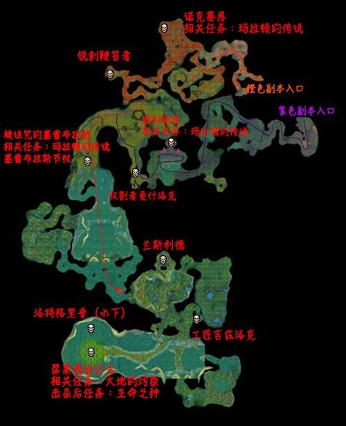 玛拉顿副本地图你都找到了吗