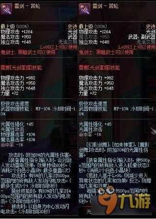 雷剑苦轮怎么获得肝深渊还是等掉落