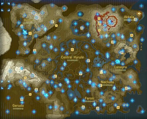 塞尔达传说地图  哪个地方适合钓鱼