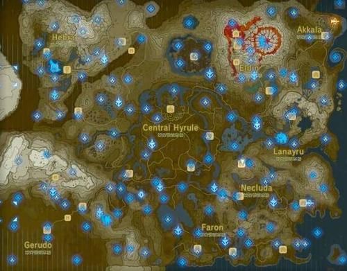 塞尔达荒野之息地图 如何才能利用地图找到更多宝藏