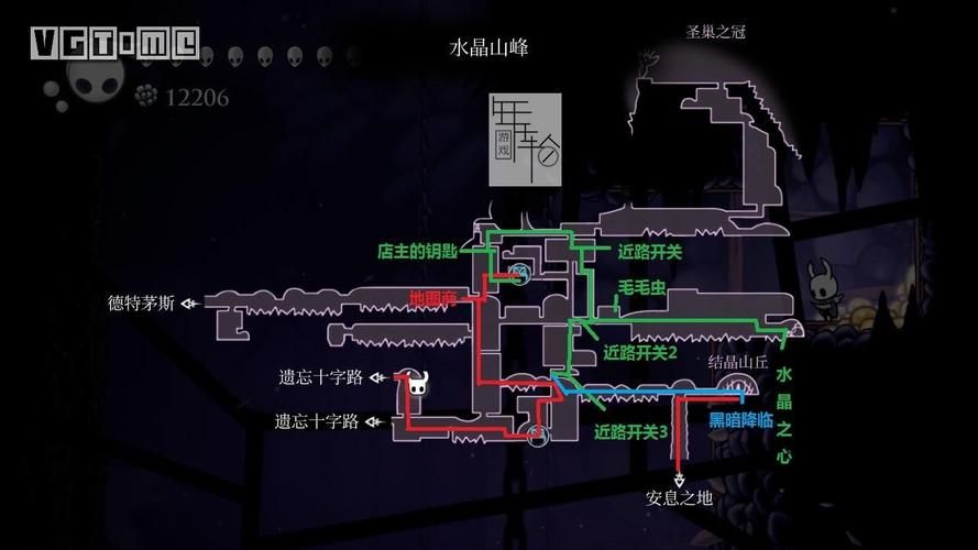 水晶山峰地图地图能提供信息吗