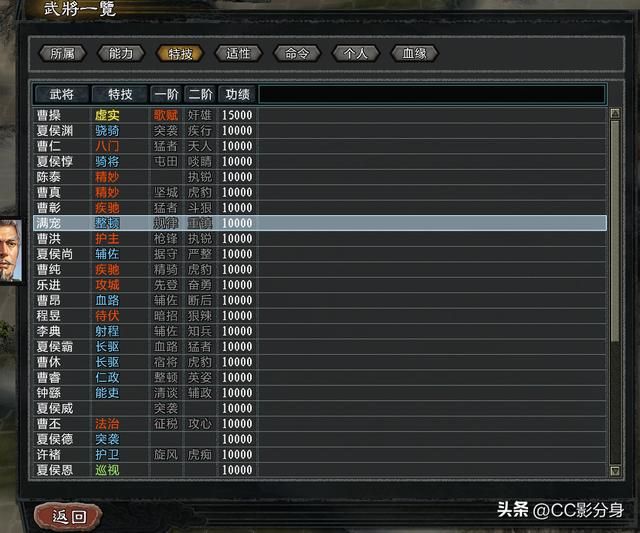 三国志11大浪淘沙5.0：曹操势力综合分析