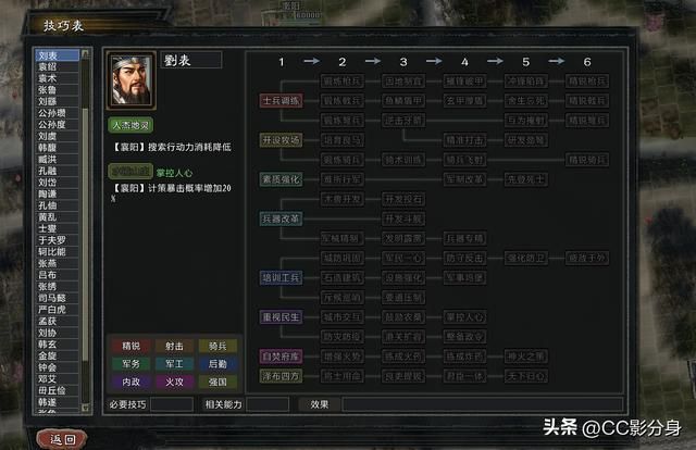 三国志11大浪淘沙5.0：荆州之主：刘表