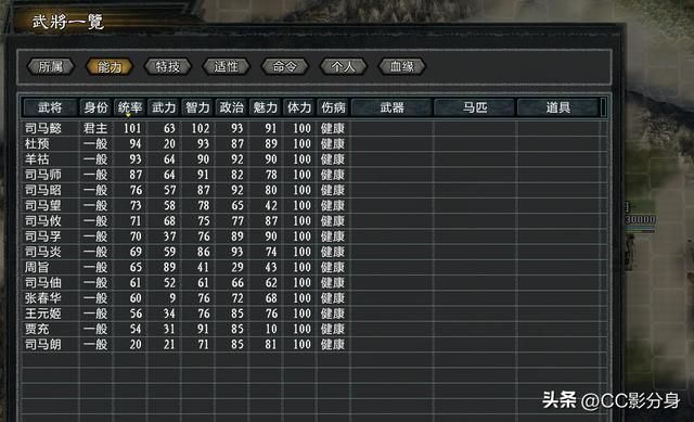三国志11大浪淘沙5.0：中原苟神：晋国司马懿